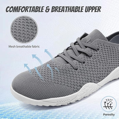 WCIDFY Barefoot Shoes Women Zero Drop Gym Walking Shoes Non Slip Minimalist Tennis Lightweight Breathable Yoga Sneakers