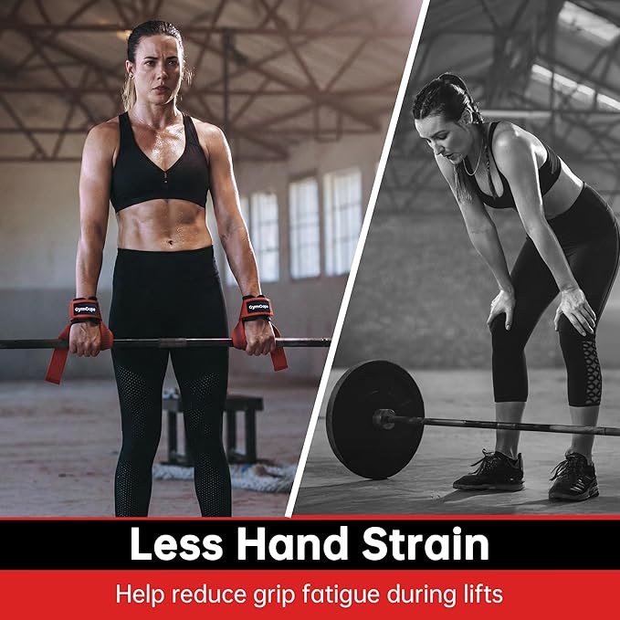Lifting Wrist Straps for Weightlifting, Heavy Duty Wrist Straps for Deadlifts, Powerlifting, Bodybuilding and Strength Training, Secure Grip Support for Men Women 1 Pair