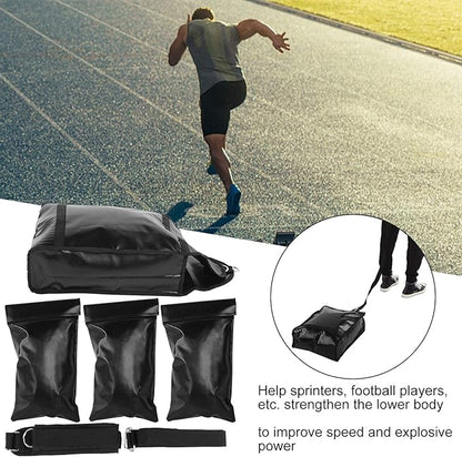 Adjustable Weight Trainer, Upgrade Sandbag Trainer, Sports Sandbag Weight Loading, with Adjustable Strap, for Sprinter Training Indoor Outdoor with 3 Weight Sandbag