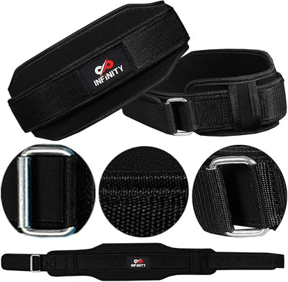 Neoprene Weight Lifting Belts Double Back Support Gym Workout Training Fitness