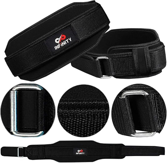 Neoprene Weight Lifting Belts Double Back Support Gym Workout Training Fitness