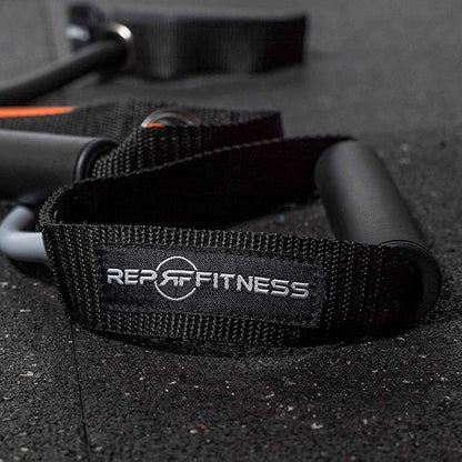 REP Fitness Tube Resistance Bands with Handles – Exercise Bands for Home Fitness Training and Strength Training