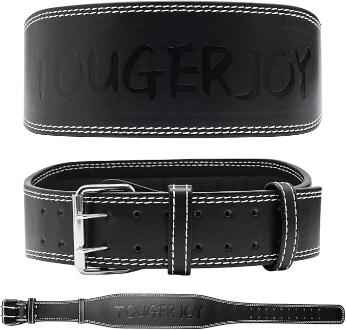 Women's Weight Lifting Belt 4 Inch Wide, Gym Powerlifting Belt for Women with Padded Lumbar Support, Adjustable Fitness Belt for Deadlift, Squats, Cross Training & Workout