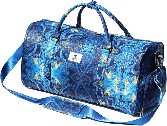 Original Floral Water Resistant Duffel Bag Gym bag Weekender Travel Bag for Gym Beach Travel Daily Bags