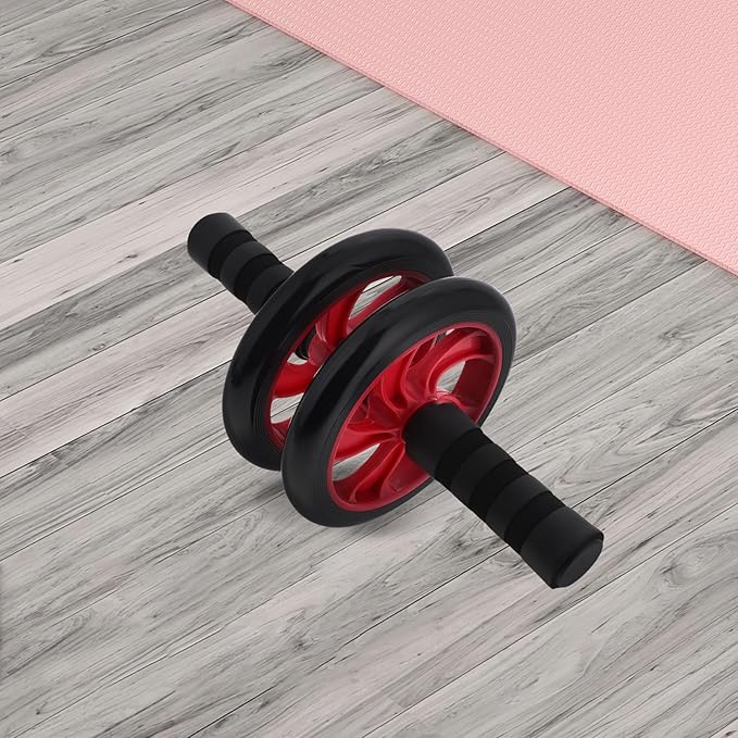 HEMOTON Ab Roller Wheel for Core Workout Quiet Abdominal Exerciser Home Gym Equipment with Non-slip Wide Wheel for Indoor and Outdoor Strength Training