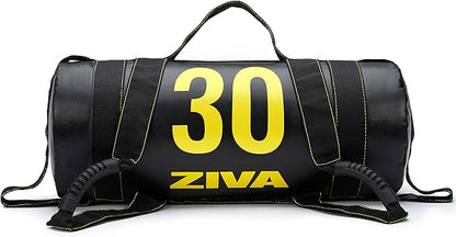 ZIVA Power Sandbag – Pre-Weighted Training Bag with Multiple Handles for Full-Body Strength & Conditioning – Heavy-Duty, No-Fill Needed (10–50 lb)