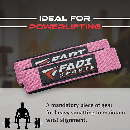 Lifting Wrist Straps for Weightlifting, Bodybuilding, Powerlifting & Deadlifts – 24 Inch Cotton Straps with Padded Neoprene for Strength Training & Grip Support