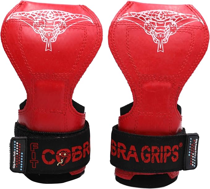 Cobra Grips PRO Weight Lifting Gloves Heavy Duty Straps Alternative with Power Lifting Hooks Padded Wrist Support for Deadlifts & Bodybuilding