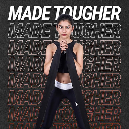 76 Inches Long Heavy Fabric Resistance Bands for Women and Men - Non-Slip, Durable Exercise Bands for Stretching, Yoga, Home Fitness