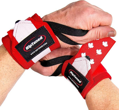 Rip Toned Wrist Wraps for Weightlifting – USPA & USAPL Approved 18" Wrist Straps for Powerlifting – Adjustable, Durable Gym Wraps with Thumb Loop – Maximum Support for Men & Women