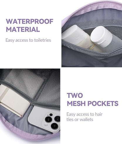 Small Gym Bag for Women Mini Duffle Bag with Wet Compartment, Lightweight Waterproof Cute Tote for Girls Workout Sport Travel,Purple