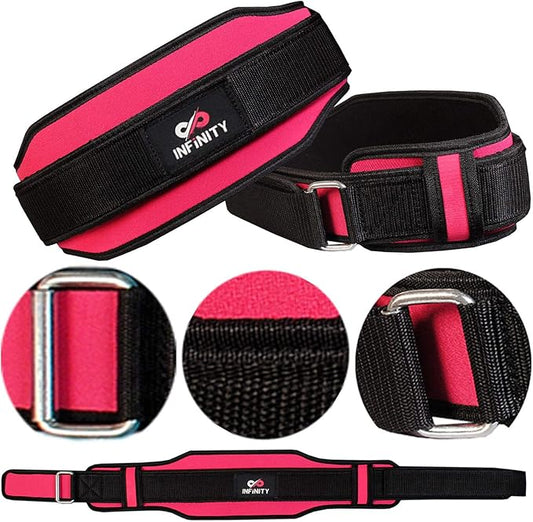 Neoprene Weight Lifting Belts Double Back Support Gym Workout Training Fitness