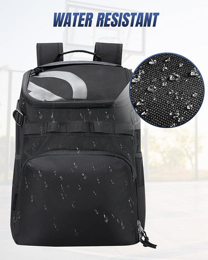 TRAILKICKER Basketball Bag Backpack with Ball Holder Multi-Sport Backpack for Soccer Volleyball Football Baseball Helmet