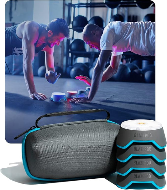 BlazePod Reaction Training Kit Smart Pods for Speed, Agility & Cognitive Drills - Pro-Level Training for Athletes, Trainers, Therapists & Coaches - App Access Included