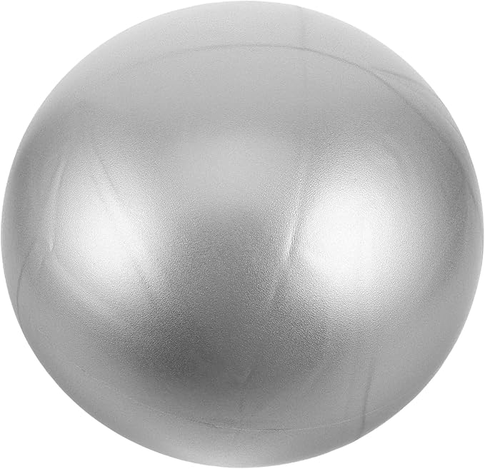 Beaupretty Mini Pilates Yoga Balance Ball 20cm PVC Non-Slip Stability Ball for Home Workouts and Core Training Fitness