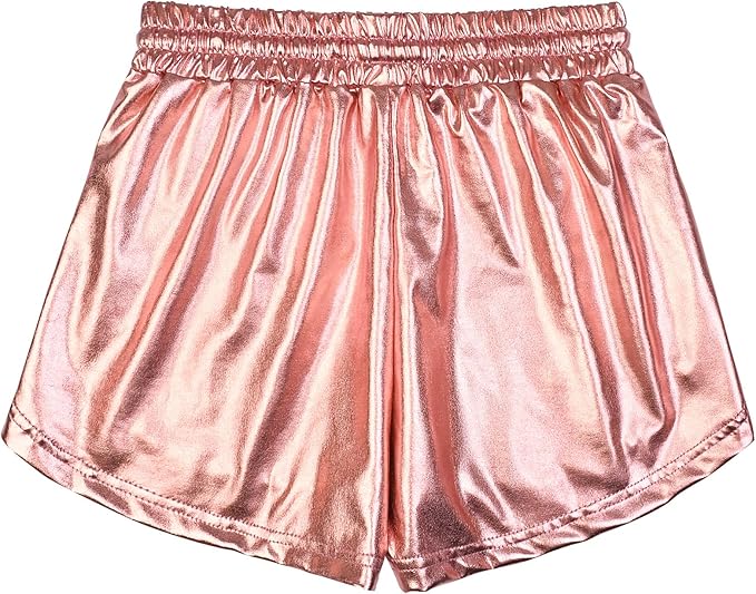 Perfashion Women's Metallic Shorts Summer Sparkly Hot Outfit Shiny Short Pants