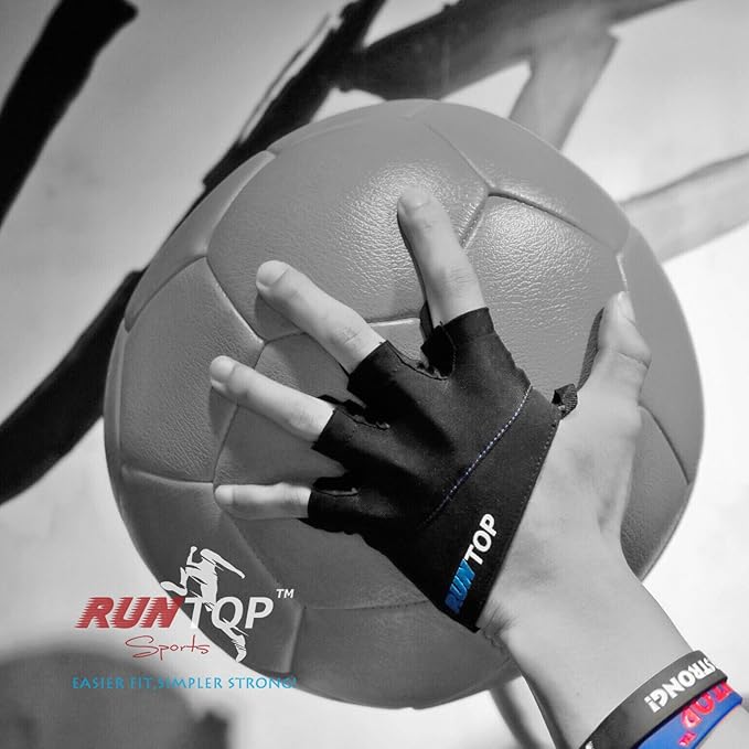 Workout Gloves Weight Lifting Grips with Silicon Padding by RUNTOP - Exercise Gloves Perfect for Women Men Cross Fitness Training WODS Weightlifting Bodybuilding Powerlifting Gym Fitness
