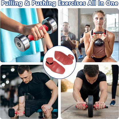 Silicone Gym Grips for Weight Lifting,Workout Gloves for Women Men Alternative,Anti Slip Gym Workout Grip,Rubber Gym Hand Grips-Weightlifting Grips Pad for Barbell,Pull Up,Ryptfit,Training
