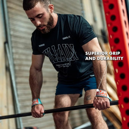 Tuff Lifting Straps - Wrist Straps for Weightlifting, Deadlifts, Powerlifting, and Strength Training - Ideal for Men and Women