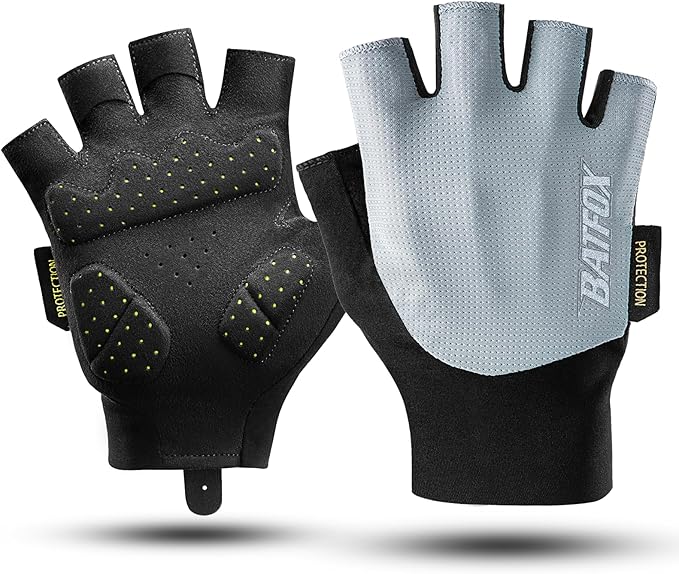 BATFOX Cycling Gloves for Men Women Road Mountain Bike Riding Gloves - Anti-Slip Bike Glove for Fitness Cycling Training Outdoor Sports