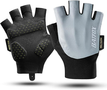 BATFOX Cycling Gloves for Men Women Road Mountain Bike Riding Gloves - Anti-Slip Bike Glove for Fitness Cycling Training Outdoor Sports