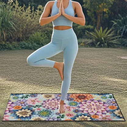 Bulopur Boho Dahlia Floral Car Sweat Towel Seat Cover After Gym Workouts Dogs and Outdoor Activities Beach Towel Car Seat Covers Front Seats Universal Auto Accessories for Women Girly