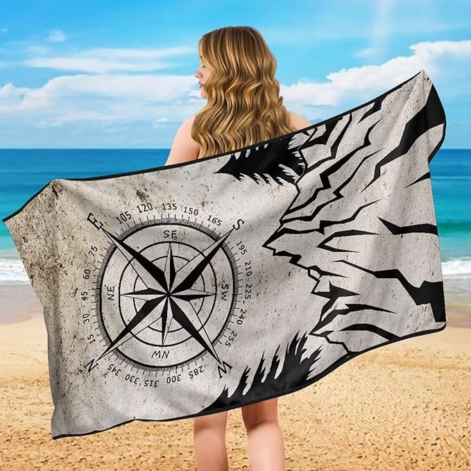 Bulopur Mountain Waterproof Sweat Towel Car Seat Cover Anti-Slip Bucket Seat Protector Universal for Cars SUV Truck Van Sedans Beach Towel Machine Washable