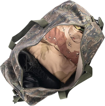 Rothco Heavy-Duty Canvas Shoulder Duffle Bag - Rugged Travel Gym Gear Equipment Bag