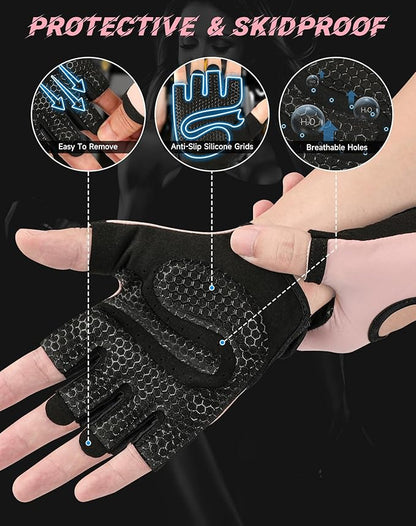 COFIT Breathable Workout Gloves, Antislip Weight Lifting Gym Gloves for Men Women, Superior Grip & Palm Protection for Weightlifting, Fitness, Exercise, Training