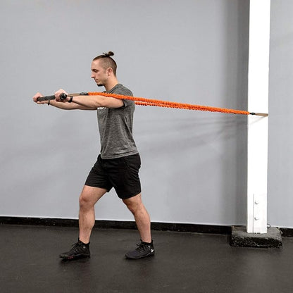 Stroops Slastix Dual Resistance Bands Training Kit - Complete Resistance Band Set for Strength, Mobility & Full-Body Workout | 90 System Spine Strap