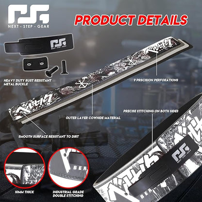 Anime Weight lifting belt Berserk Weightlifting Belt for Men & Women – Guts' Power Manga Gym Belt, Heavy Duty Powerlifting Belt for Squats, Deadlifts, and Gym Training – Ultimate Support & Comfort