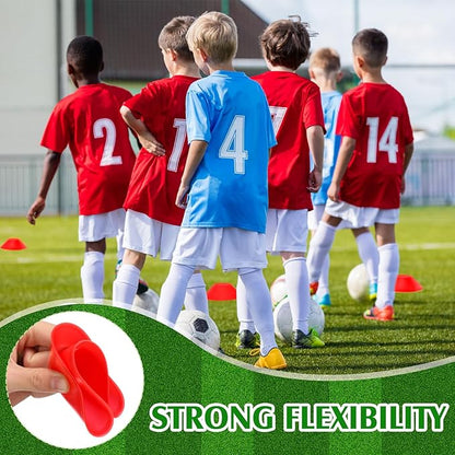 Hanaive 100 Pieces Mini Soccer Cones for Sport Drills 5 Inch Agility Disc Cones with Accessories for Kids Football Training