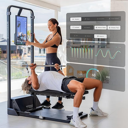 Speediance Gym Monster Smart Home Gym, Multifunctional Strength Training Machine, Smith Machine Power Cage Workout Station, Squat Rack Cable Machine, Full Body Fitness Equipment for Home Workout