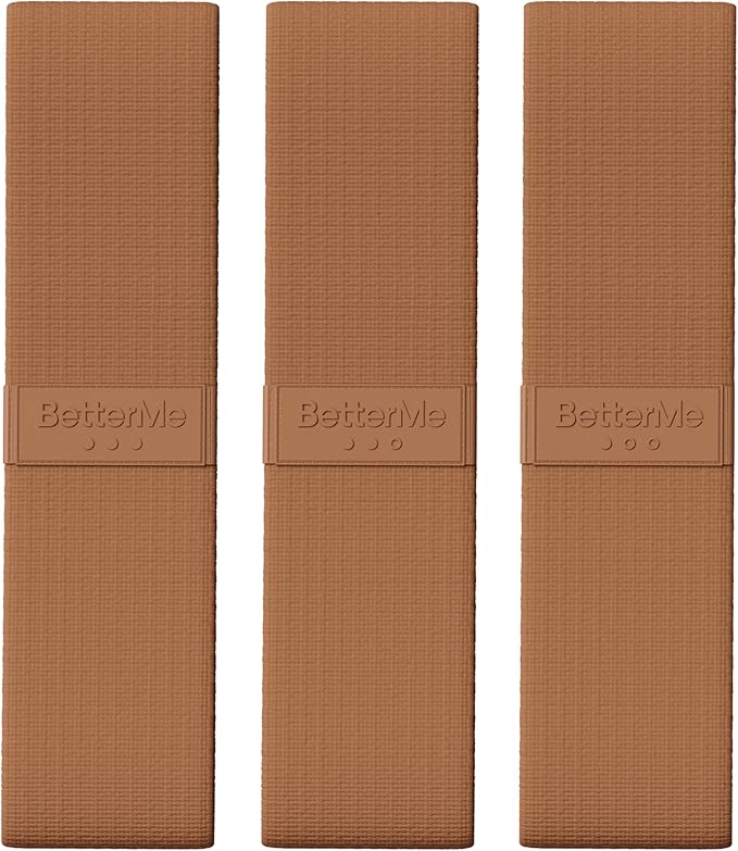 BetterMe Pilates Loop Bands – Resistance Bands Set for Women – Elastic Workout Bands for Glutes, Legs & Core – Home Fitness & Exercise Bands