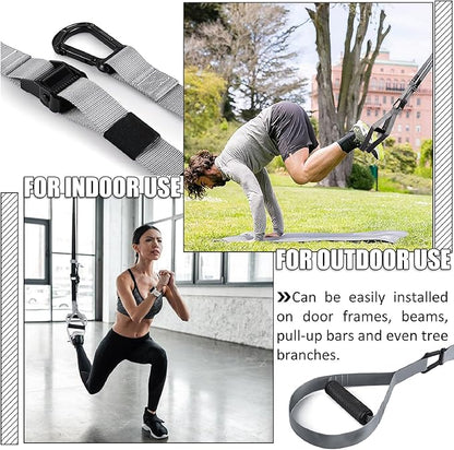 Home Training Kit, Trainer Bands for Home Gym, Travel, and Outdoors, Exercise Straps for Home Gym