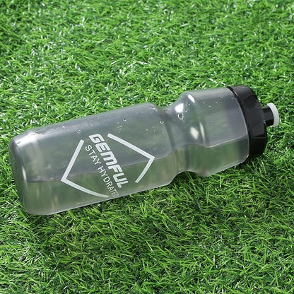GEMFUL Cycling Water Bottle BPA Free Reusable Bike Gym Fitness Clear Squirt Squeeze Bottles Sports Leakproof Bicycle Workout 24oz 2 Pack