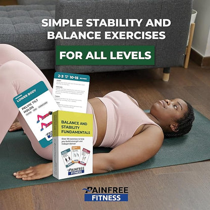 Exercise Flash Cards - Workout Cards Deck - Exercise Cards for Home Workouts Women & Men