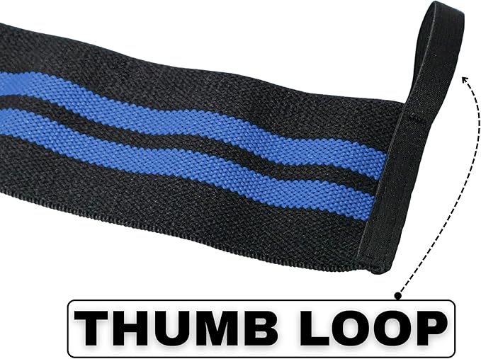 Wrist Straps for Weightlifting – 18” Heavy Duty Polyester Elastic Lifting Straps with Wrist Support, Gym Straps for Deadlifts, Pull Ups, Strength Training, Weight Lifting Accessories for Men & Women