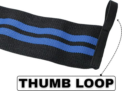 Wrist Straps for Weightlifting – 18” Heavy Duty Polyester Elastic Lifting Straps with Wrist Support, Gym Straps for Deadlifts, Pull Ups, Strength Training, Weight Lifting Accessories for Men & Women