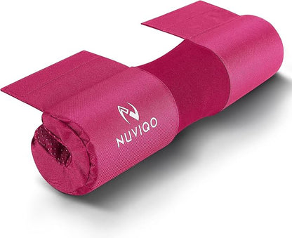Barbell Squat Pad with Thick Foam and Nylon Padding - Neck & Shoulder Protective Pad Provides Support for Squats, Lunges & Hip Thrusts - Fits Olympic Standard Weightlifting Bar