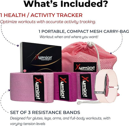 Screenless - Smart Health & Activity Tracker with 3 Premium Resistance Bands | Track Heart Rate, Sleep & Activity | Tone, Strengthen & Sculpt at Home or on The Go