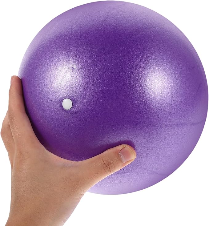2pcs Mini Pilates Ball 25cm – Thickened Anti-Burst Small Exercise Stability Ball for Core Strength, Balance Training, and Home Yoga Workout