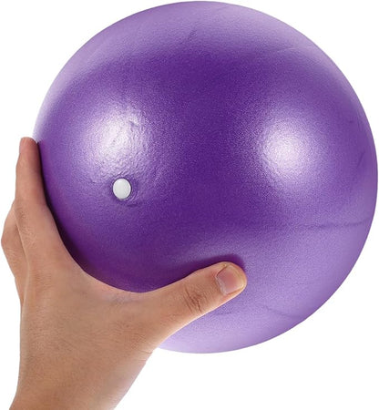 2pcs Mini Pilates Ball 25cm – Thickened Anti-Burst Small Exercise Stability Ball for Core Strength, Balance Training, and Home Yoga Workout