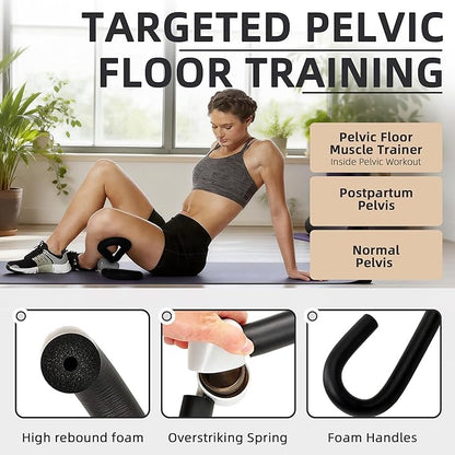 Signature Fitness Thigh Toner Workout Equipment, Arm Workout Leg Exercise Thigh Master Trimmer Inner Thigh Exercise Equipment All in One Trainer