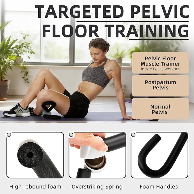 Signature Fitness Thigh Toner Workout Equipment, Arm Workout Leg Exercise Thigh Master Trimmer Inner Thigh Exercise Equipment All in One Trainer
