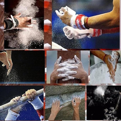 Workout Chalk for Hands - Anti-Slip Workout Chalk | Portable Climbing Chalk, Gym Chalk Powder for Climbing, Weightlifting, Gymnastics, Tennis, Badminton
