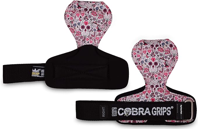 Cobra Grips PRO Weight Lifting Gloves Heavy Duty Straps Alternative with Power Lifting Hooks Padded Wrist Support for Deadlifts & Bodybuilding