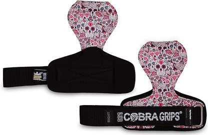 Cobra Grips PRO Weight Lifting Gloves Heavy Duty Straps Alternative with Power Lifting Hooks Padded Wrist Support for Deadlifts & Bodybuilding