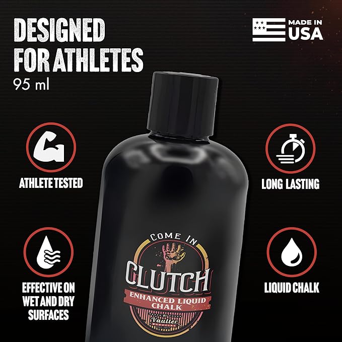 STYK Vaulter Magazine - Enhanced Liquid Chalk, No Mess, Work Out Chalk, Grip Boost, for Weightlifting, Gymnastics, Rock Climbing, Bodybuilding, Pole Vault, Crossfit, and More, Liquid Hand Chalk