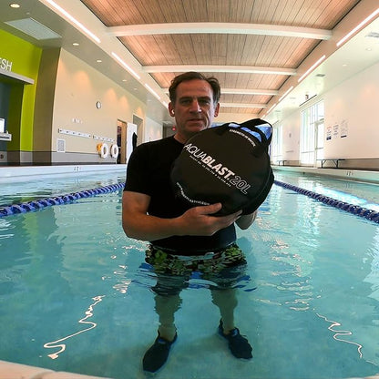 Portable Fitness and Punching Bag for Pools & Swim Spas | Full-Body, Low-Impact Water Resistance Workout | Quick 30-Second Set-Up | Compact & Travel-Friendly